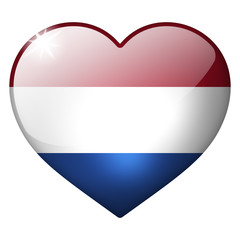 netherlands heart button