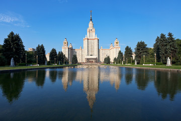 Fototapeta na wymiar Lomonosov Moscow State University