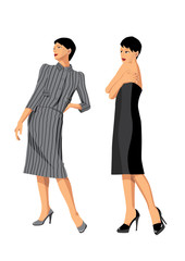 moda fashion dress and beautiful models