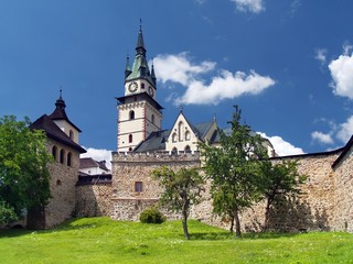 Obraz premium Massive fortification of the Castle of Kremnica