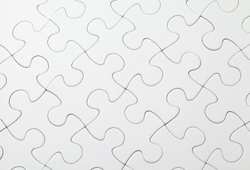 Part of completed white puzzle