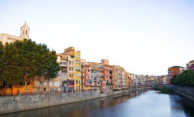 Girona on evening