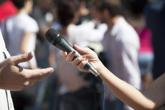 media interview