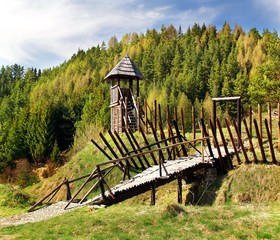 Ancient wooden fortification