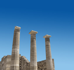 Ancient Greek temple columns