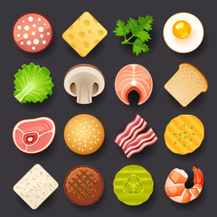 food icon set