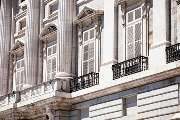 Details of Royal Palace of Madrid