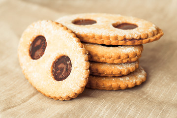 Strawberry biscuit