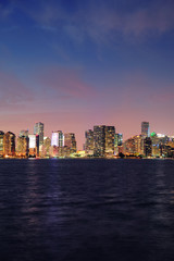 Fototapeta premium Miami night scene