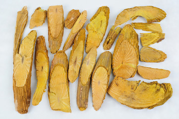 plant materials and herbs prepared by a traditional chinese herb