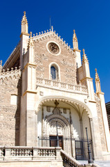 Obraz premium Church near Prado Gallery in Madrid