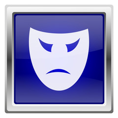 Blue shiny icon