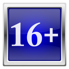 Fototapeta premium Blue shiny icon