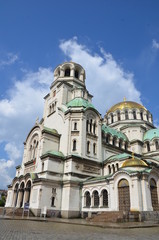 Fototapeta na wymiar Katedra Alexandre-Newskiego, że Sofia