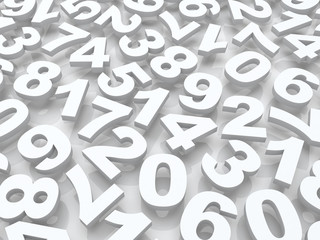 Background of numbers.