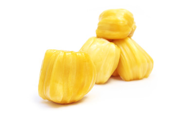 Ripe Jackfruit isolated on white background
