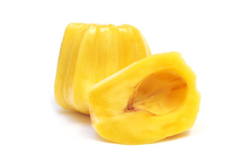 Ripe Jackfruit isolated on white background