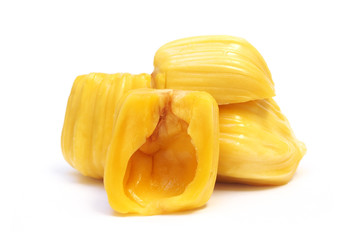 Ripe Jackfruit isolated on white background