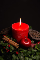 Advent Holiday Candle