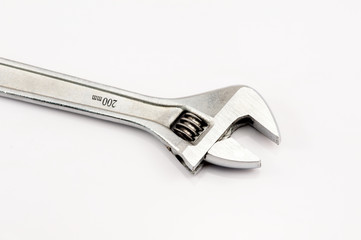 Spanner on the white background