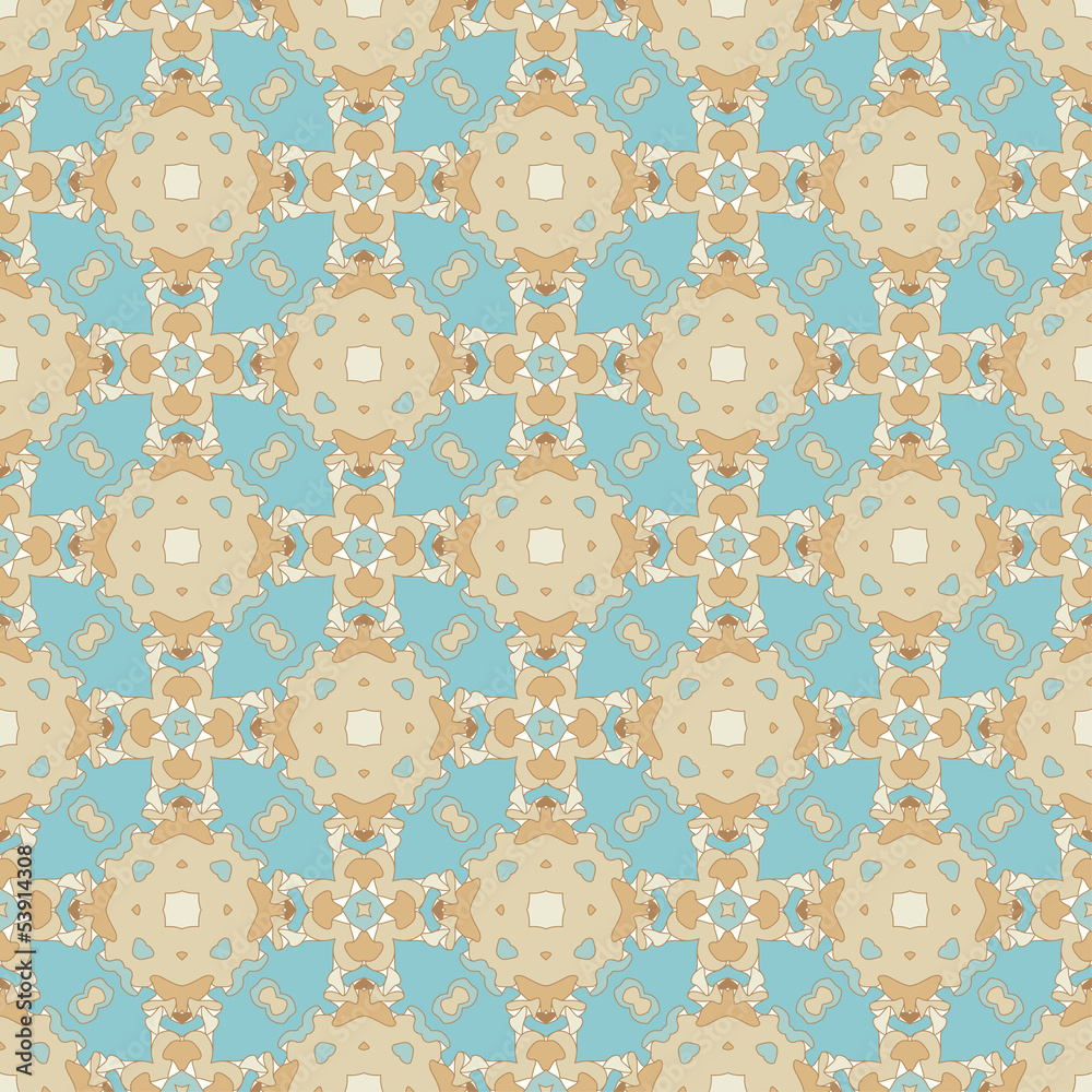 Aufkleber seamless colorful retro pattern background