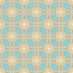 Seamless Colorful Retro Pattern Background