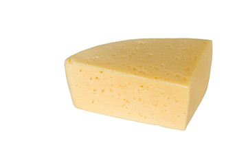 Single yellow cheese block