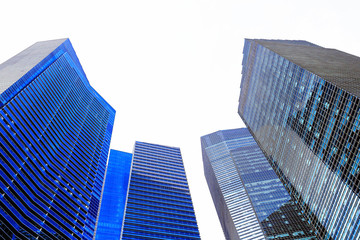 Fototapeta na wymiar Modern building business architecture of Singapore