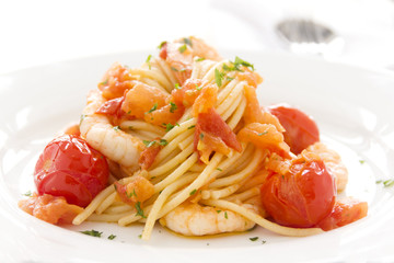 Shrimps And Spaghetti