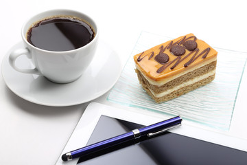 Business people in coffee shop