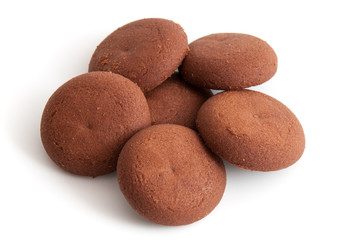 Runde braune Plätzchen