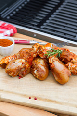 morceaux de poulet