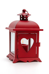 Kleine Laterne mit Herz