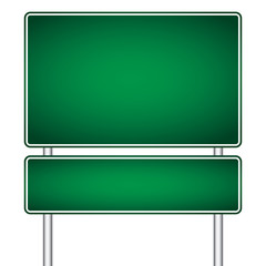 vector pole sign road blank isolated