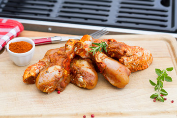 morceaux de poulet