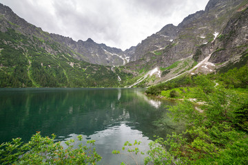 Obraz na płótnie Canvas Eye of the Sea jezioro w Tatrach, Polska