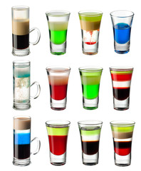 shot cocktail  set