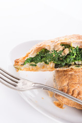 Spinach puff pastry