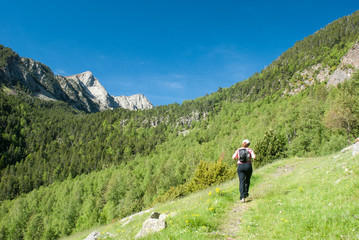 Fototapeta na wymiar Peguera Valley in the National Park of Aiguestortes
