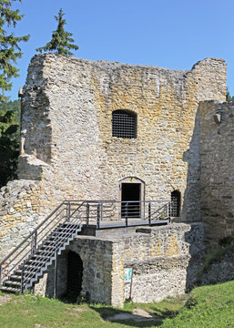 Likavsky hrad - ruined castle in Slovakia