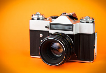 Vintage old film photo-camera