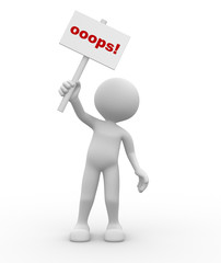 3d people - man, person with a 