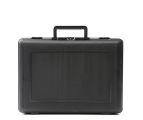 Black plastic case.