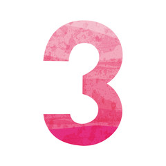 Pink number three