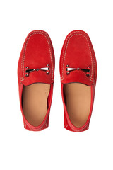 Stylish men's shoe on white.