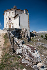 Santa Maria della Pietà wall Rocca Calascio