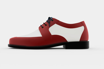 Shoe man red