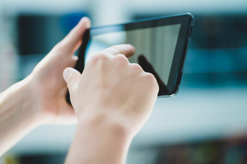 engineer with a digital tablet