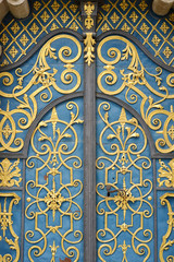 historic blue golden door