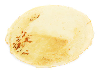 Pancake isolated on white